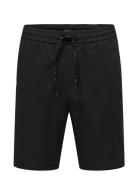 Onslinus 0007 Cot Lin Shorts Noos Bottoms Shorts Casual Black ONLY & S...