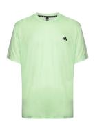 Tr-Es Base T Tops T-Kortærmet Skjorte Green Adidas Performance