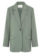 Gale Blazer Blazers Single Breasted Blazers Green Modström