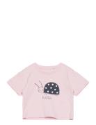 Nmfvilinse Ss Loose Top Tops T-Kortærmet Skjorte Pink Name It