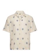 Wbsunny Flower Shirt Designers Shirts Short-sleeved Cream Woodbird