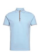 Mmgharvey Polo Ss Tee Tops Polos Short-sleeved Blue Mos Mosh Gallery