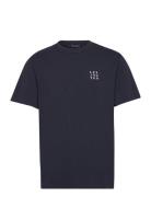 Lee Heavy Tee Tops T-Kortærmet Skjorte Navy Lexington Clothing