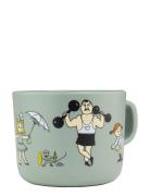 Pippi Circus, Cup With Handle, Green Home Meal Time Cups & Mugs Cups M...