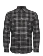 Jjplain Fall Check Shirt Ls Tops Shirts Casual Black Jack & J S