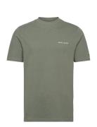 Embroidered Logo T-Shirt Tops T-Kortærmet Skjorte Green Lyle & Scott