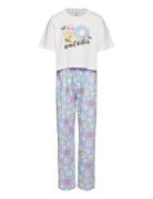Pajama Boxy T Shirt Cute Swe Pyjamassæt Multi/patterned Lindex