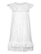 Druse Frill Dresses & Skirts Dresses Partydresses White MarMar Copenha...