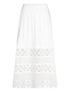 Nugaia Skirt Lang Nederdel White Nümph