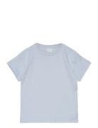 Top Ss Over D Solid Tops T-Kortærmet Skjorte Blue Lindex