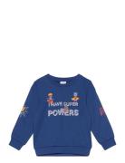 Nmmludvig Sweat Box Bru Tops Sweatshirts & Hoodies Sweatshirts Blue Na...