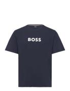 Easy T-Shirt Tops T-Kortærmet Skjorte Navy BOSS