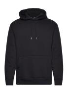 Slhreg-Dan Sweat Hood Tops Sweatshirts & Hoodies Hoodies Black Selecte...