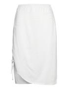 Crete Skirt Knælang Nederdel White OW Collection