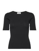 Bs Thyra T-Shirt Tops T-shirts & Tops Short-sleeved Black Bruun & Sten...