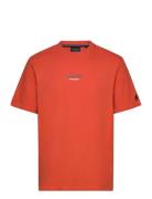 Sportswear Logo Loose Tee Tops T-Kortærmet Skjorte Orange Superdry