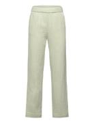 Trousers Double Weave Bottoms Trousers Green Lindex