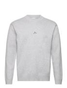 M. Hanger Knit Crew Designers Sweatshirts & Hoodies Sweatshirts Grey H...