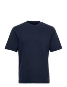 Mid Sleeve Tee Tops T-Kortærmet Skjorte Blue Resteröds