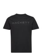 Essential Tee Tops T-Kortærmet Skjorte Black Hackett London