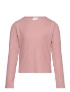 Nkfninnie Ls Short Top Noos Tops T-shirts Long-sleeved T-Skjorte Pink ...