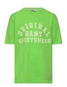 Original Sportswear T-Shirt Tops T-Kortærmet Skjorte Green GANT