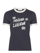 Montherlant Mlb Dandelion/Gots Tops T-shirts & Tops Short-sleeved Navy...