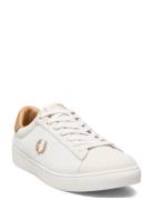 Spencer Mesh/Nubuck Low-top Sneakers White Fred Perry