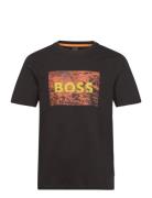 Te_Building Tops T-Kortærmet Skjorte Black BOSS