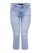 Carwilly Reg Sk Cropped Flared Dnm Tai17 Bottoms Jeans Flares Blue ONL...