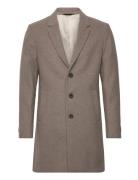 Jjemorrison Wool Coat Sn Uldfrakke Frakke Beige Jack & J S