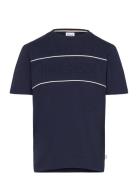 Short Sleeves Tee-Shirt Tops T-Kortærmet Skjorte Navy BOSS