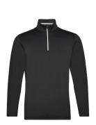 Youv 1/4 Zip Sport Sweatshirts & Hoodies Fleeces & Midlayers Black PUM...