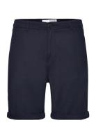 Slhcomfort-Luton Flex Shorts W Bottoms Shorts Chinos Shorts Navy Selec...