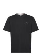 Waffle T-Shirt Tops T-Kortærmet Skjorte Black BOSS