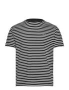 Striped T-Shirt Tops T-Kortærmet Skjorte Black GANT
