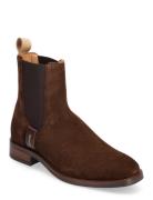 Fayy Chelsea Boot Shoes Boots Ankle Boots Ankle Boots Flat Heel Brown ...