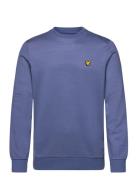 Crew Neck Fly Fleece Sport Sweatshirts & Hoodies Sweatshirts Blue Lyle...