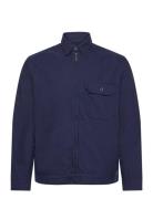 Garment-Dyed Oxford Overshirt Tops Overshirts Navy Polo Ralph Lauren
