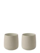 Emma Kop 0.22 L. 2 Stk Grey Home Tableware Cups & Mugs Coffee Cups Bei...