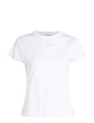 Nano Logo Slim T-Shirt Tops T-shirts & Tops Short-sleeved White Calvin...