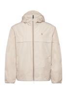 Full-Zip Hooded Jacket Tynd Jakke Beige Polo Ralph Lauren