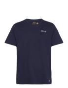 Cotton Jersey Sleep Shirt Tops T-Kortærmet Skjorte Navy Polo Ralph Lau...