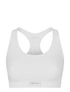 Micro Rib Soft Bra Sport Bras & Tops Sports Bras - All White Röhnisch