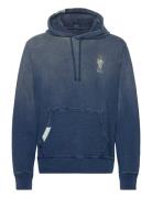 Polo Bear Indigo French Terry Hoodie Tops Sweatshirts & Hoodies Hoodie...