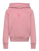 Big Pony Fleece Hoodie Tops Sweatshirts & Hoodies Hoodies Pink Ralph L...