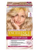 L'oréal Paris Excellence Color Cream Kit 9 Very Light Blonde Beauty Wo...