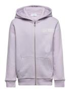 Blake Zipper Hoodie Kids Tops Sweatshirts & Hoodies Hoodies Purple Les...