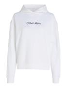 Hero Logo Hoodie Tops Sweatshirts & Hoodies Hoodies White Calvin Klein