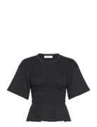 Tee Shirt Jersey May Tops T-shirts & Tops Short-sleeved Black ROSEANNA
